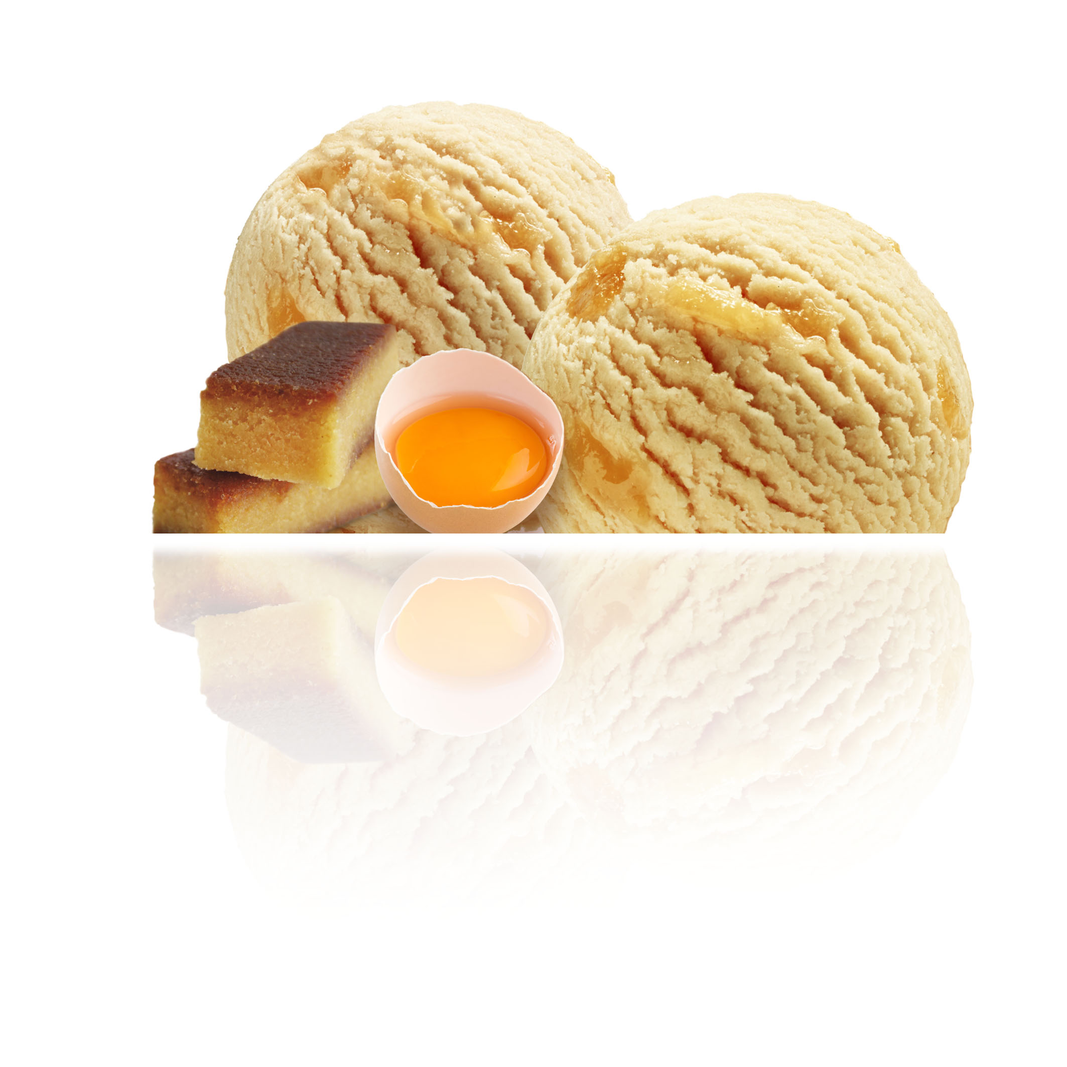 Helado de Mantecado Turrón Yema